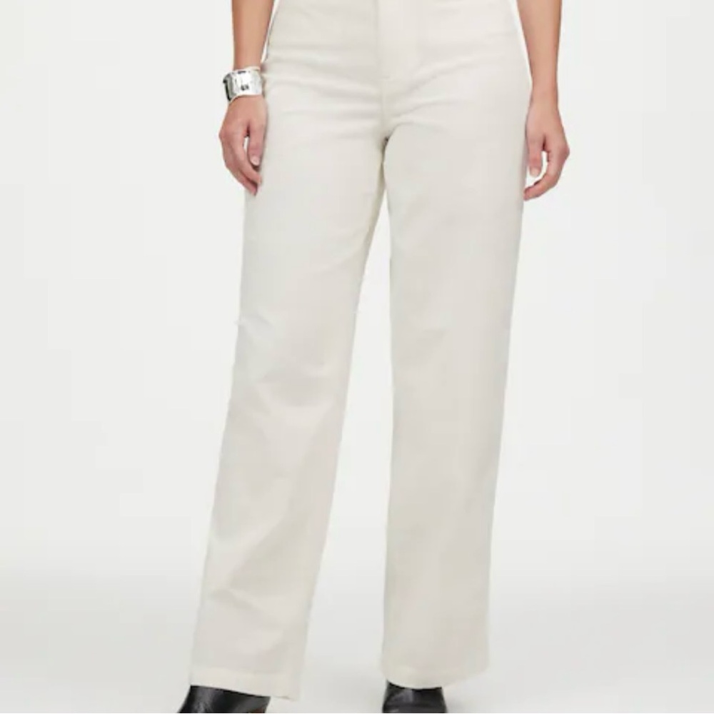 Madewell The Curvy Emmett Wide-Leg Pant in Corduroy: Welt Pocket Edition size 27 - Picture 3 of 15